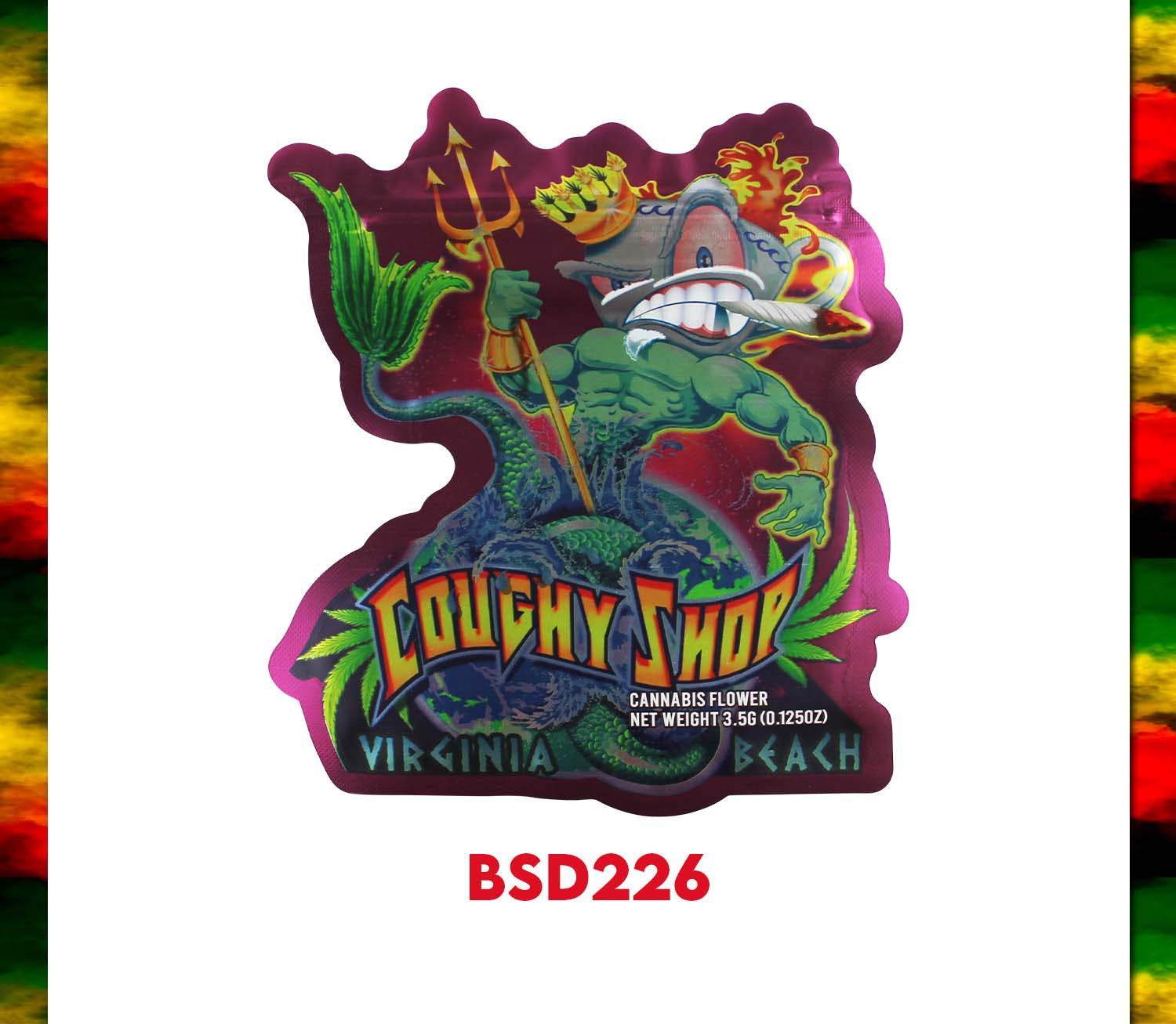 Smell-Proof Designer Zip Bags, 3.5G (50Pcs) - Coughy Shop