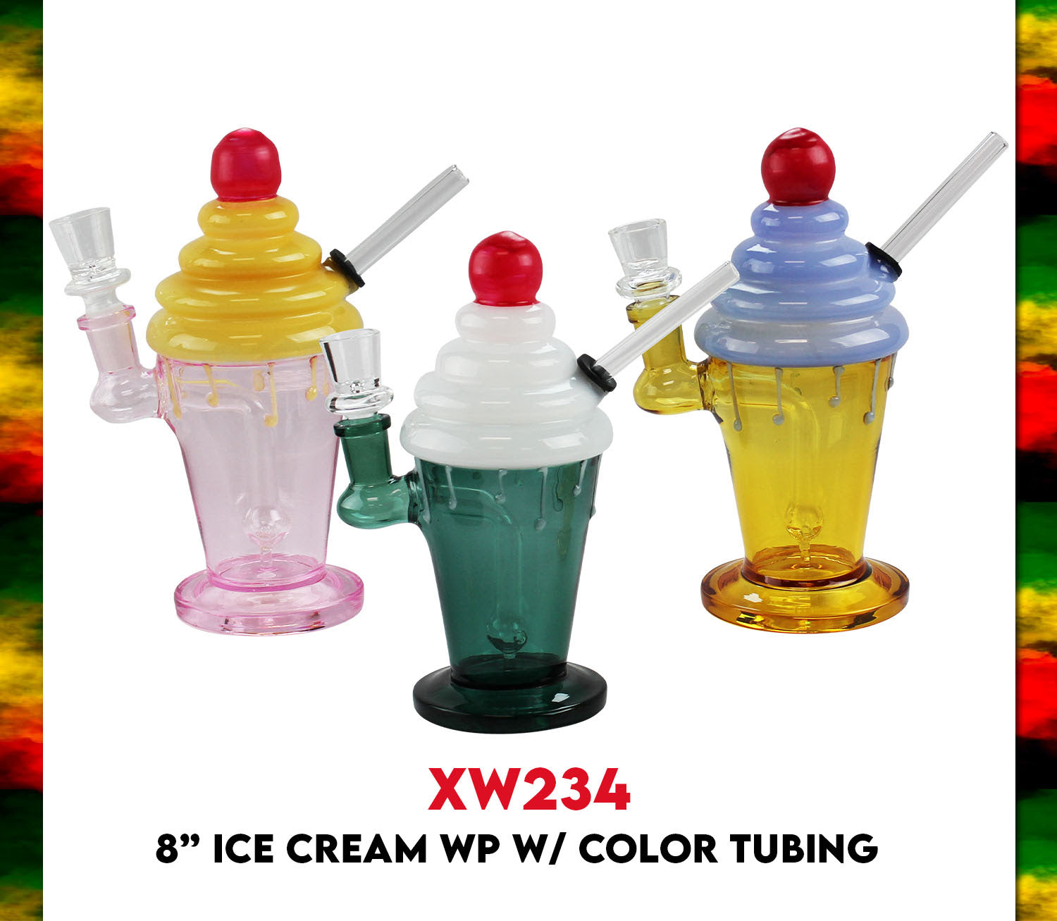 8" Ice Cream w/ WP Color