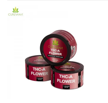 CUREVANA THC-A FLOWER 7GM/1000MG/JAR