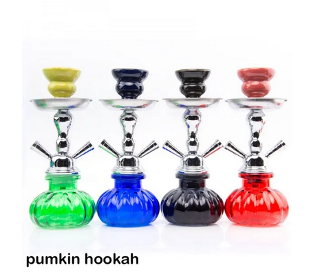 11 INCH PUMPKIN SINGLE HOSE HOOKAH