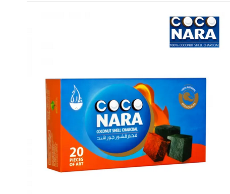 CHARCOAL COCO NARA COCONUT SHELL 20PCS