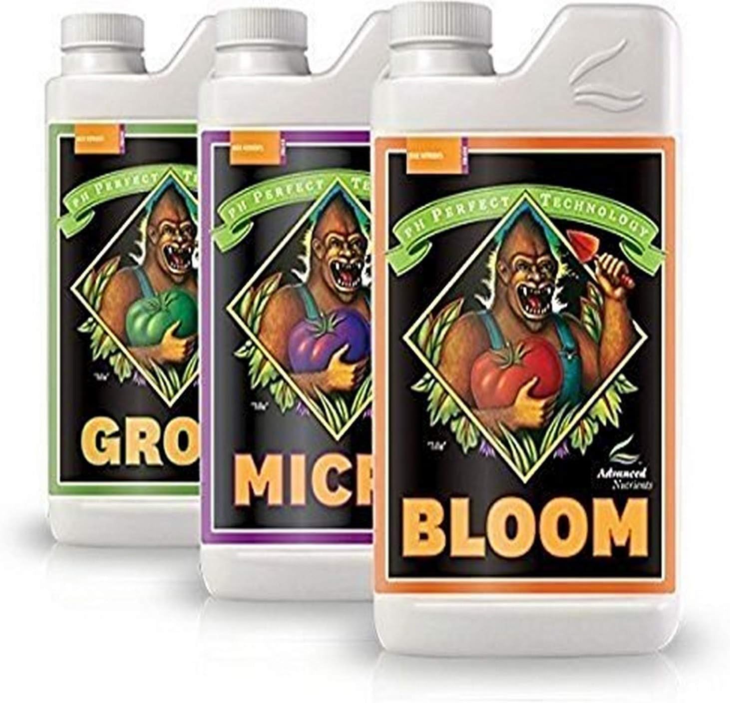 dvanced Nutrients ANBGMBD500 Bloom, Micro, Grow Fertilizer Bundle, 500ml Each, Original Version