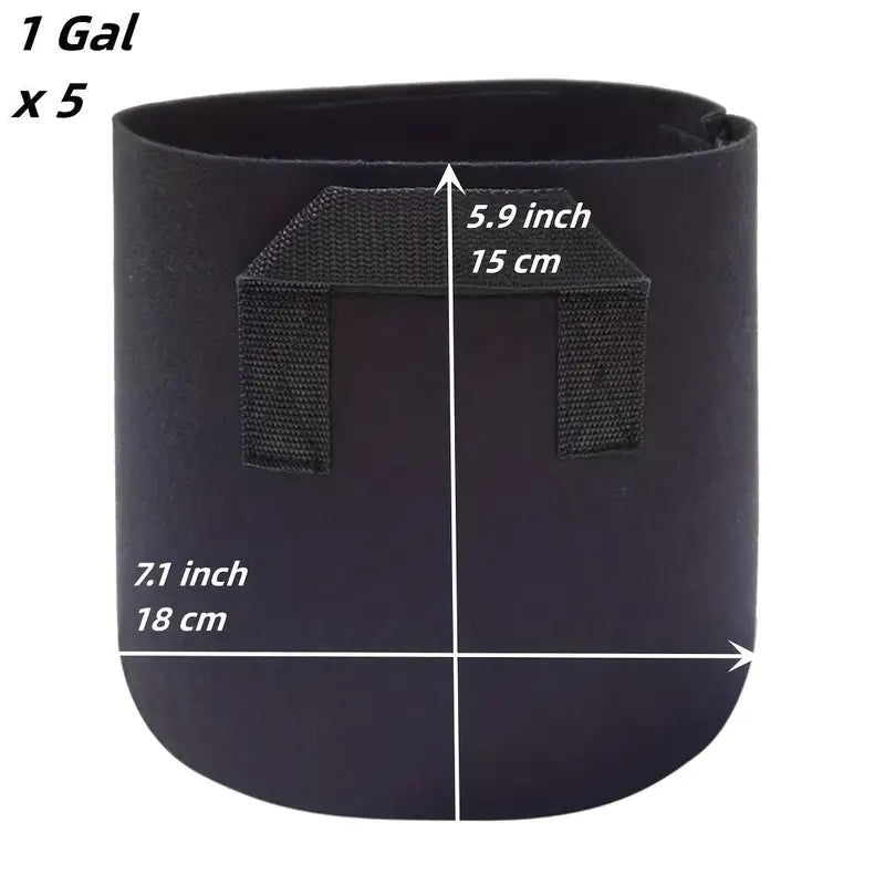 Fabric Grow Pots 2/3/7 Gallon